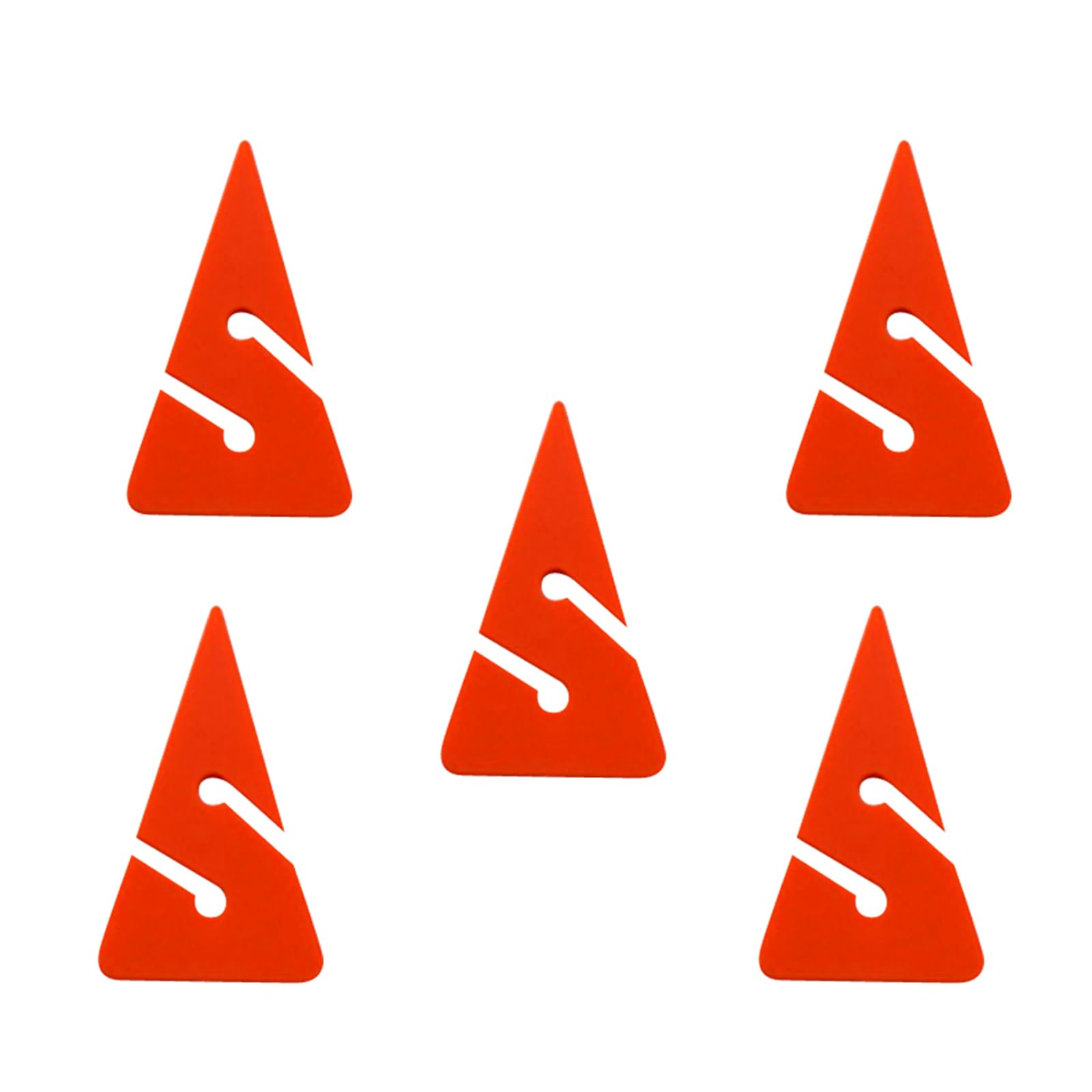 Wayfadacc 5Pcs Cave Diving Line Arrows Marker Triangular Shape Guide Rope Indicators Scubas Rope Line Marker for Underwate
