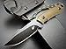 Eafengrow EF130 Fixed Blade Knife, DC53 Steel Blade,Micarta Handle Full Tang Portable EDC Fixed Knifes Straight Knife for Working Camping Hunting Field Adventure(Army Green)