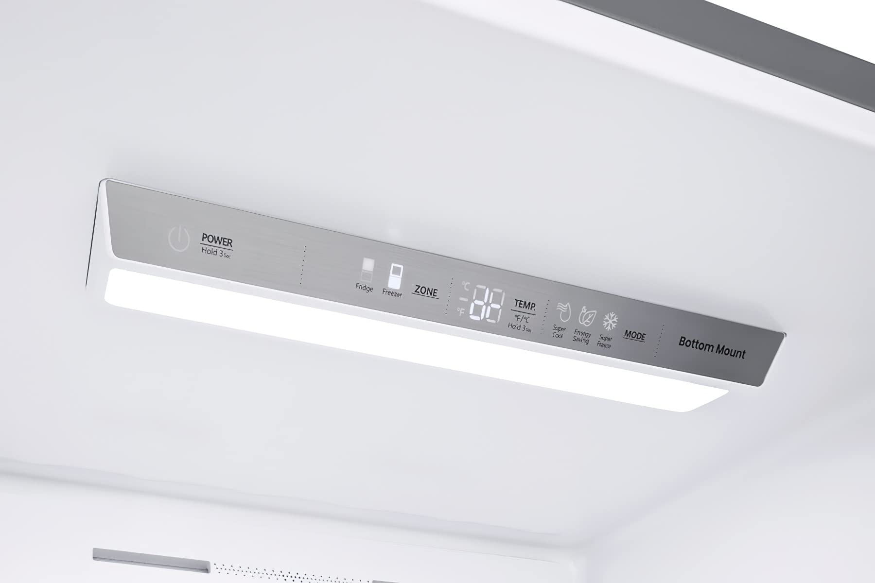 Summit Appliance Ffbf279ssxim 28" Wide Bottom Freezer Refrigerator; Factory-Installed Icemaker; Interior LED Lighting; Stainless Steel Doors; 14.6 Cu.Ft Capacity; Frost-Free Operation on Fridge.com - View 5