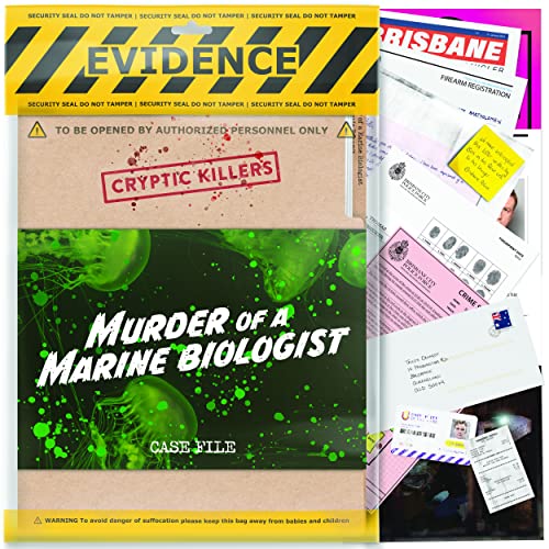 Cryptic Killers Unsolved Murder Mystery Game - Cold Case Files Investigation Detective...
