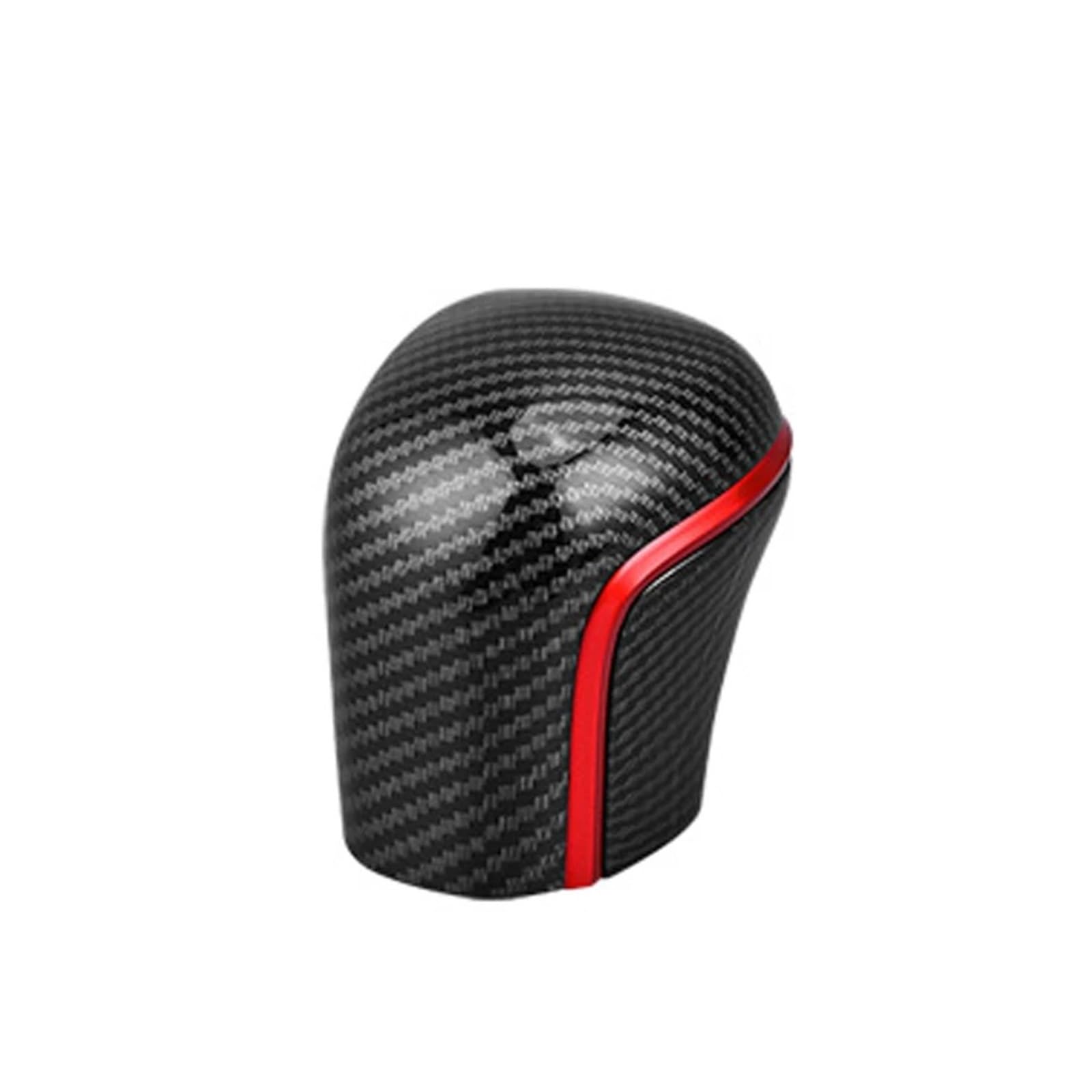 DWTNMEX Gear Shift Knob for Toyota for Allion for CHR for IZOA 2020-2025 Carbon Fiber Car Gear Shift Knob Cover Lever Stick Head Accessories Trim(Red Carbon Fiber)
