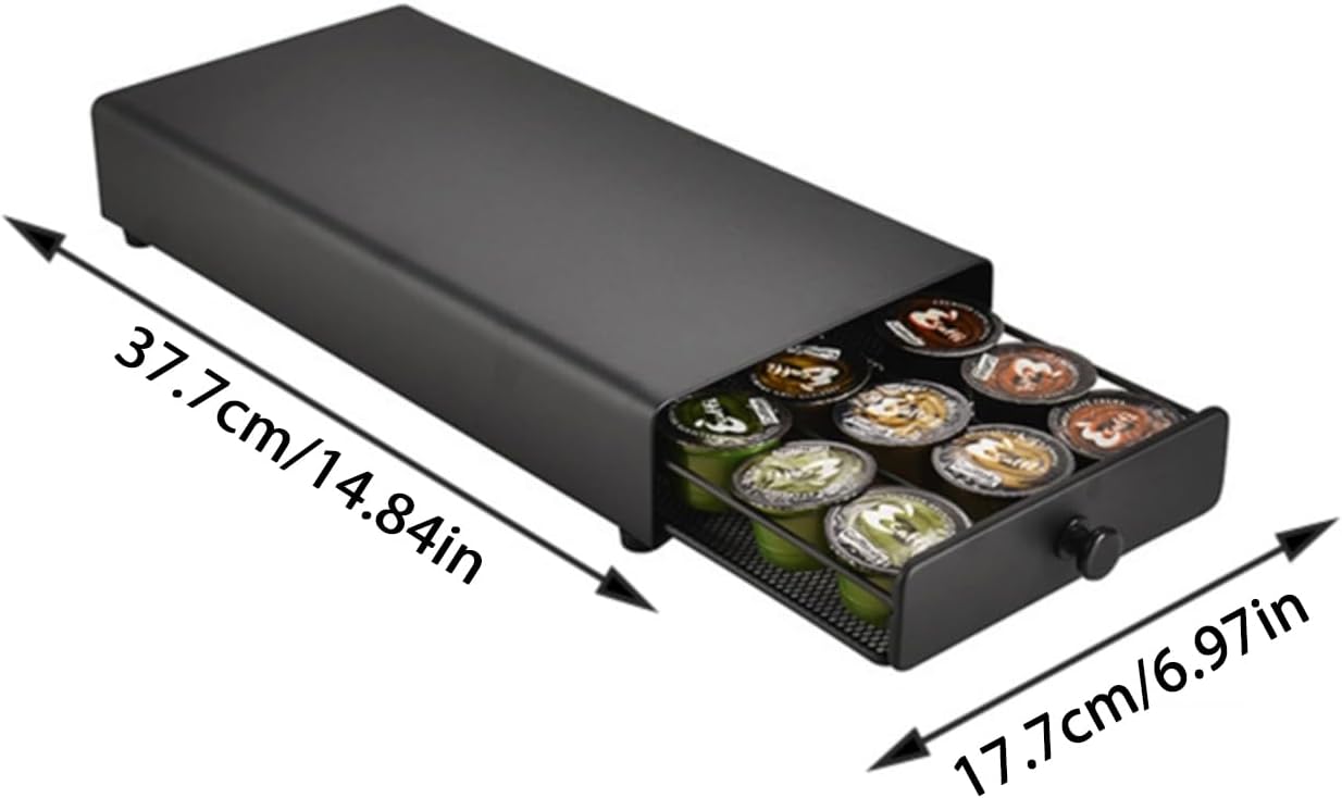 Portable Coffee Capsulesed Display Holder Fit 24 Pods for Neat and Tidying Kitchen Space Saving Designs Coffee Pods Storage