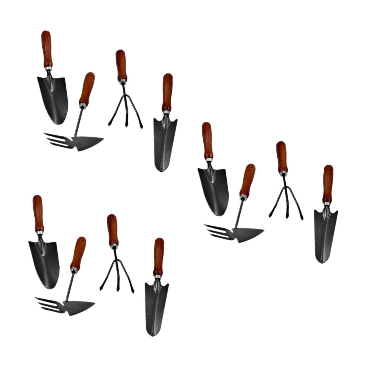 HEMOTON 3 Ensembles Mini Outils De Jardinage Ensemble pour Plantes Fleurs Outils De Jardinage Pratiques Durables 4 Pièces * 3