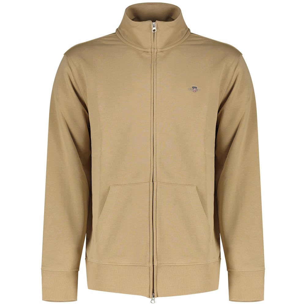 GANT REG SHIELD FULL ZIP Sweat, Dry sand, XXL