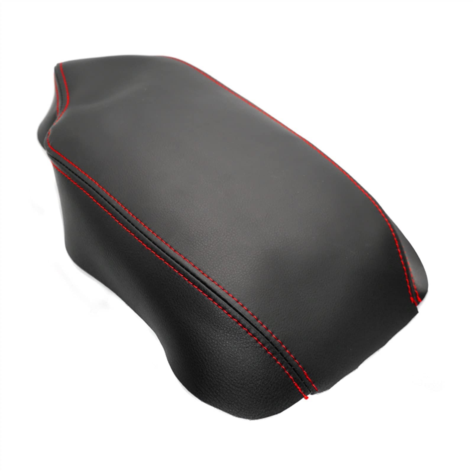 Zapora Lhd Black With Red Car Center Console Lid Armrest Box Cover For Bmw 3 Series F30 2013-2018 Microfiber Leather Sticker Trim Accessories Suvs(Lhd Black With Red)