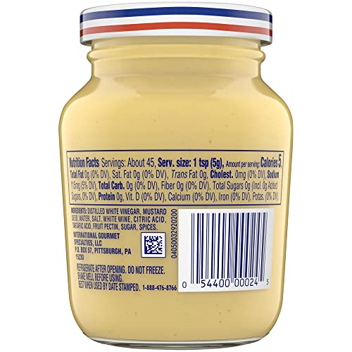 Image of Grey Poupon Dijon Mustard (8 oz Jar) (Pack of 2)