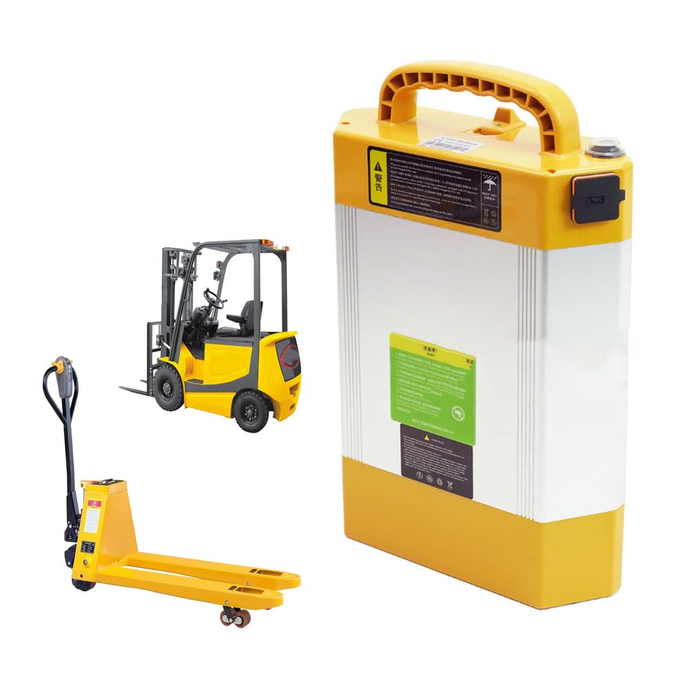 Batería de 48 V, 15 Ah y 20 Ah para Carretilla elevadora eléctrica y 24 V y 28 Ah para transpaleta eléctrica, batería de Iones de Litio para almacén y logística.