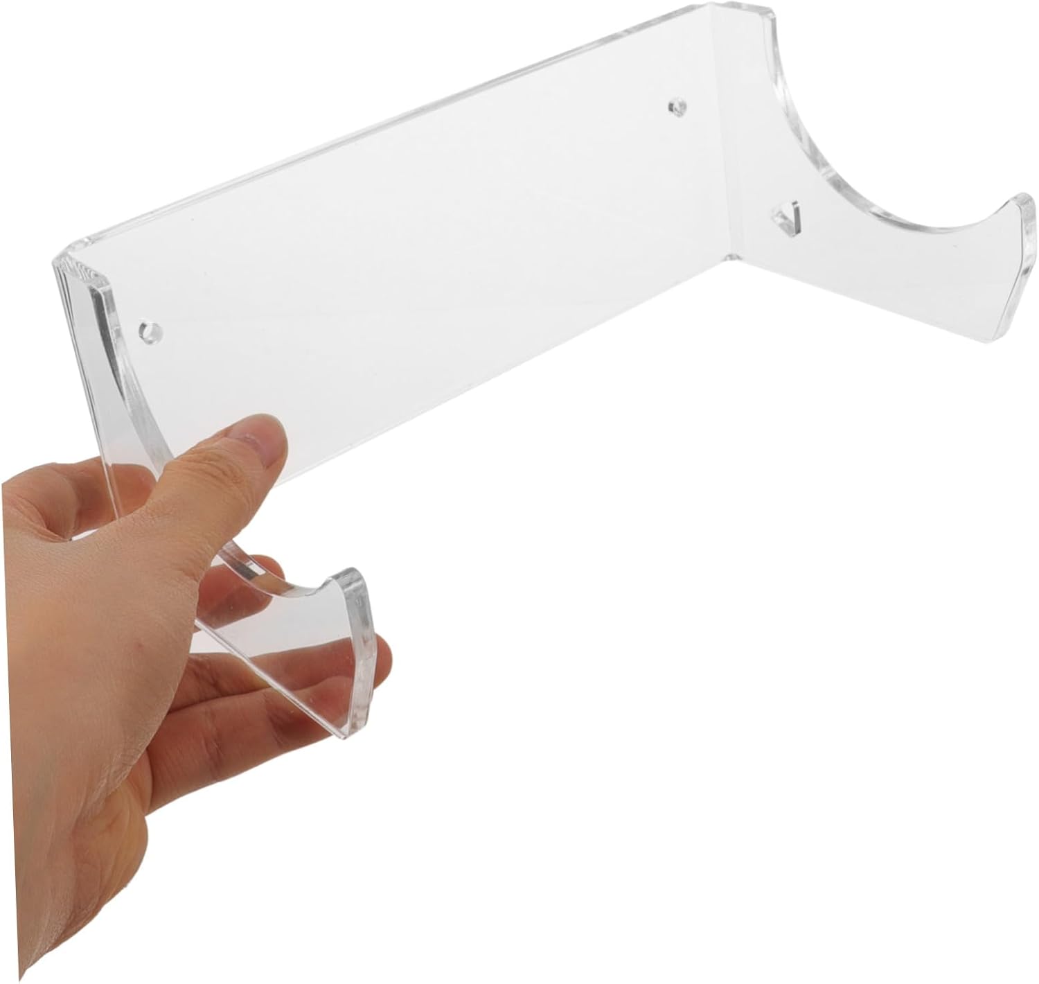 8pcs Acrylic Rolling Pin Holder -mounted Kitchen Storage for Rolling Utensils and More Transparent for Clutter Countertops