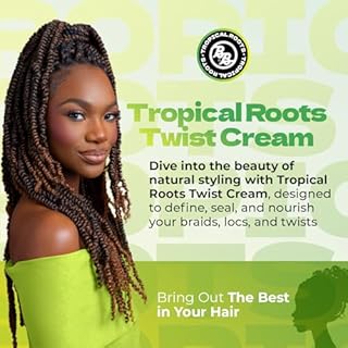 Bronner Brothers Tropical Roots Twist, CREAM 6.0 Fl Oz