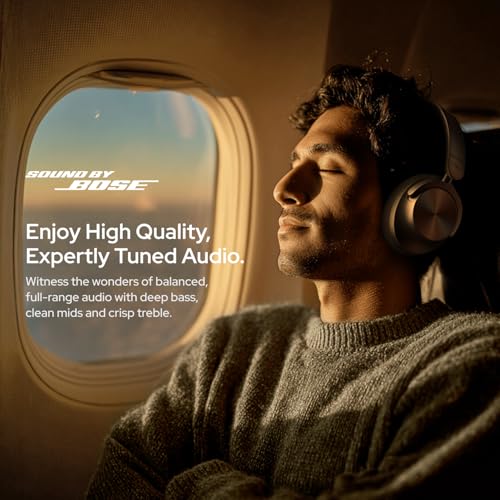 Image of Noise Master Buds Max, Sound by Bose Wireless Over-Ear Headphones, Adaptive ANC, LHDC 5.0, Immersive Spatial Audio,Upto 60H Playtime, Fast Pairing, Wear Detection(Titanium)