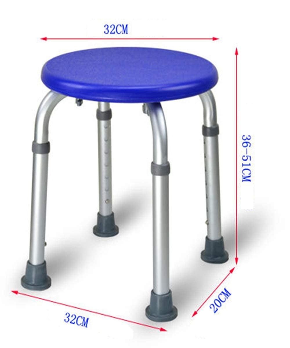 Taburete De Baño, Asiento De Baño, Silla De Ducha, Banco De Ducha Antideslizante, Taburete Acolchado para Bañera, Banco De Seguridad, Ayuda para El Baño para Person,Darkblue