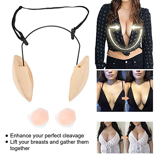 Sutiã sem alças e costas nuas – sutiã push-up sem alças, sutiã frontal respirável para vestidos com