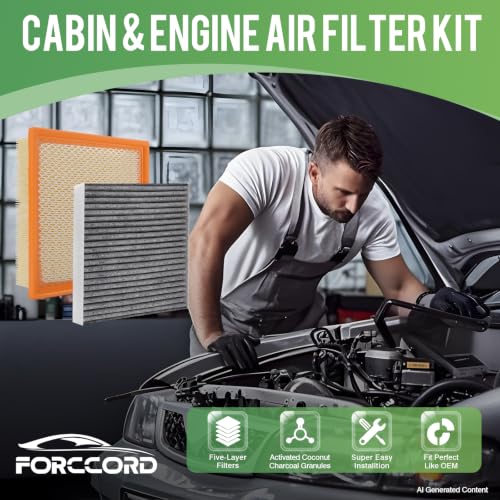 Image of Cabin & Engine Air Filter Combo for Toyota Tacoma (2024-2026) 2.4L