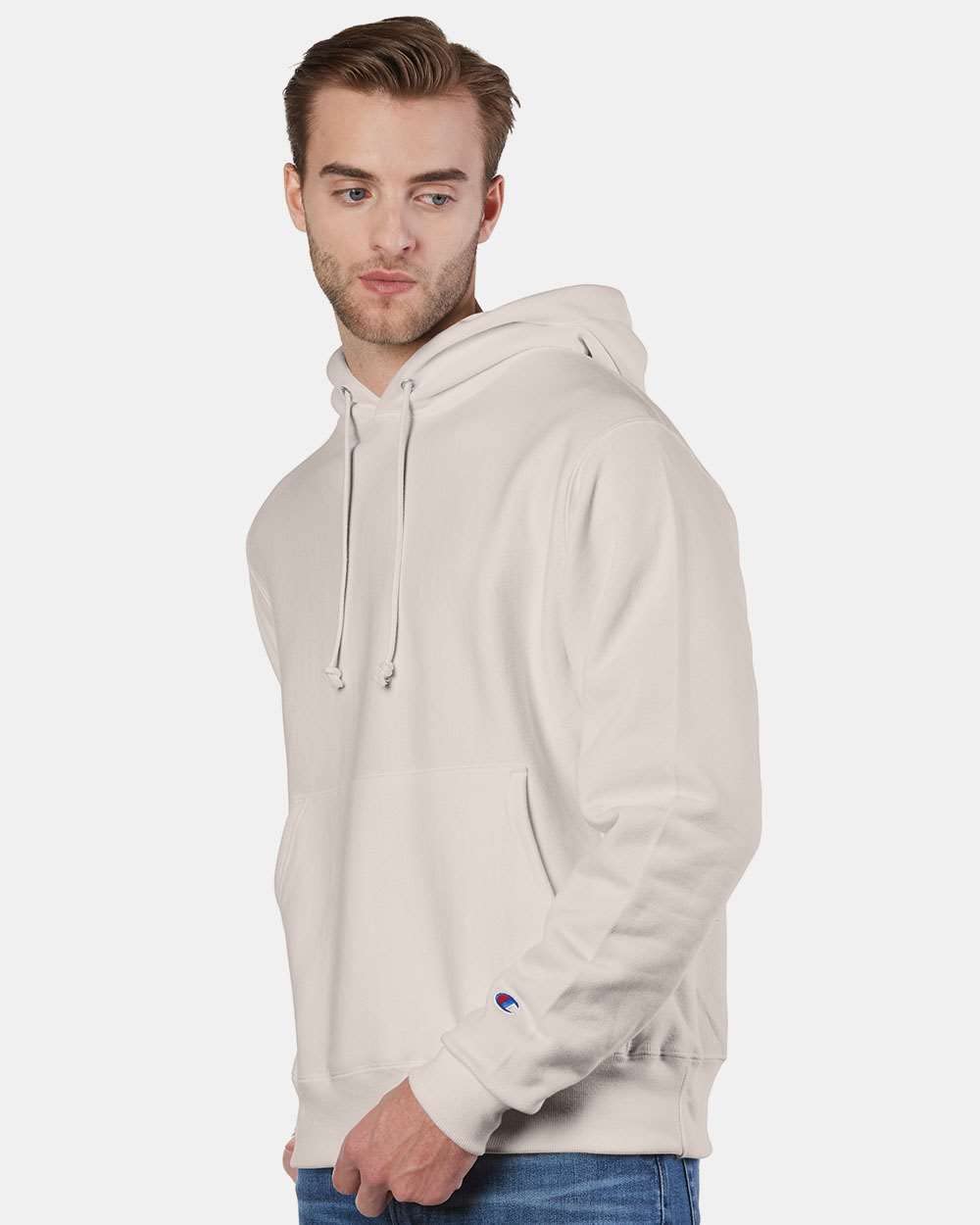 Champion Męski sweter z kapturem z odwróconym splotem