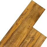 STILISTA Vinyl Laminat Dielen, 15 Dekors wählbar, 5,07m² oder 20m², rutschfest, wasserfest, schwer entflammbar - 5,07m² Kiefer klassisch warm