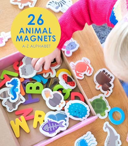 image for Curious Columbus Toddler Magnets – Animal Fridge Magnets for Kids | 