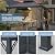 Kurapika 12' x 14' Hardtop Gazebo, Outdoor Metal Gazebo with Galvanized Steel Double Roof Canopy, Curtain and Netting, Aluminum Permanent Pavilion Gazebo for Patio, Backyard, Lawn, Sand