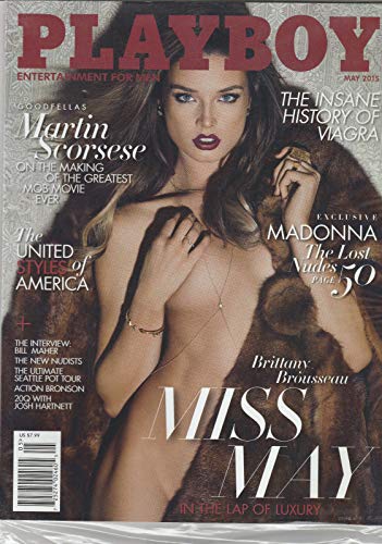 PLAYBOY MAGAZINE, ENTERTAINMENT FOR MEN MAY, 2015 MADONNA THE LOST NUDES