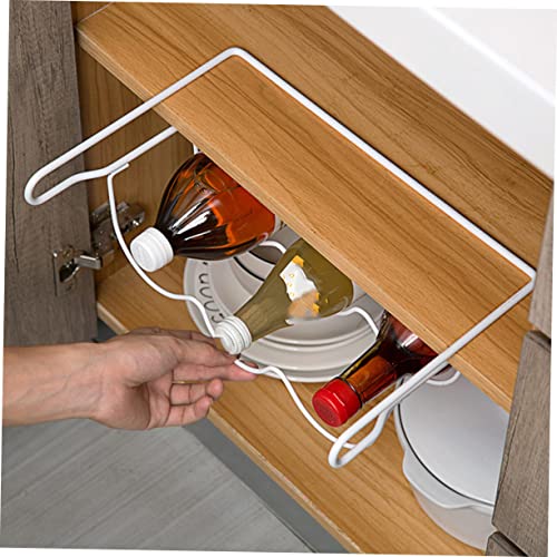 Soporte de hierro para botellas, organizador para refrigerador miniatura 5