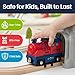 Train Toys for Toddlers 3-5 | Electric Train Set for Kids - Toy Train, Railway Station with Loop, Bridge & Signs - Montessori Educational Fun Trains Toy for Boys Girls Birthday Gift