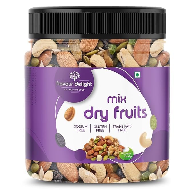 Image of Flavour Delight Dry Fruits Mix 250g | Nuts, Seeds & Dried Fruits | Protein-Rich Snack