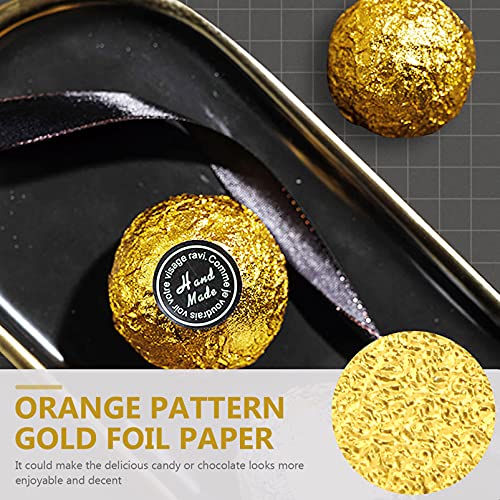 BESTonZON 200 Peças de Embalagens de Doces de Folha Embalagens de Doces de Folha de Papel de Alumíni