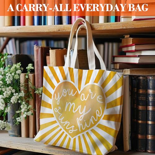 Bolsa tote de lona inspiradora para mujer miniatura 3
