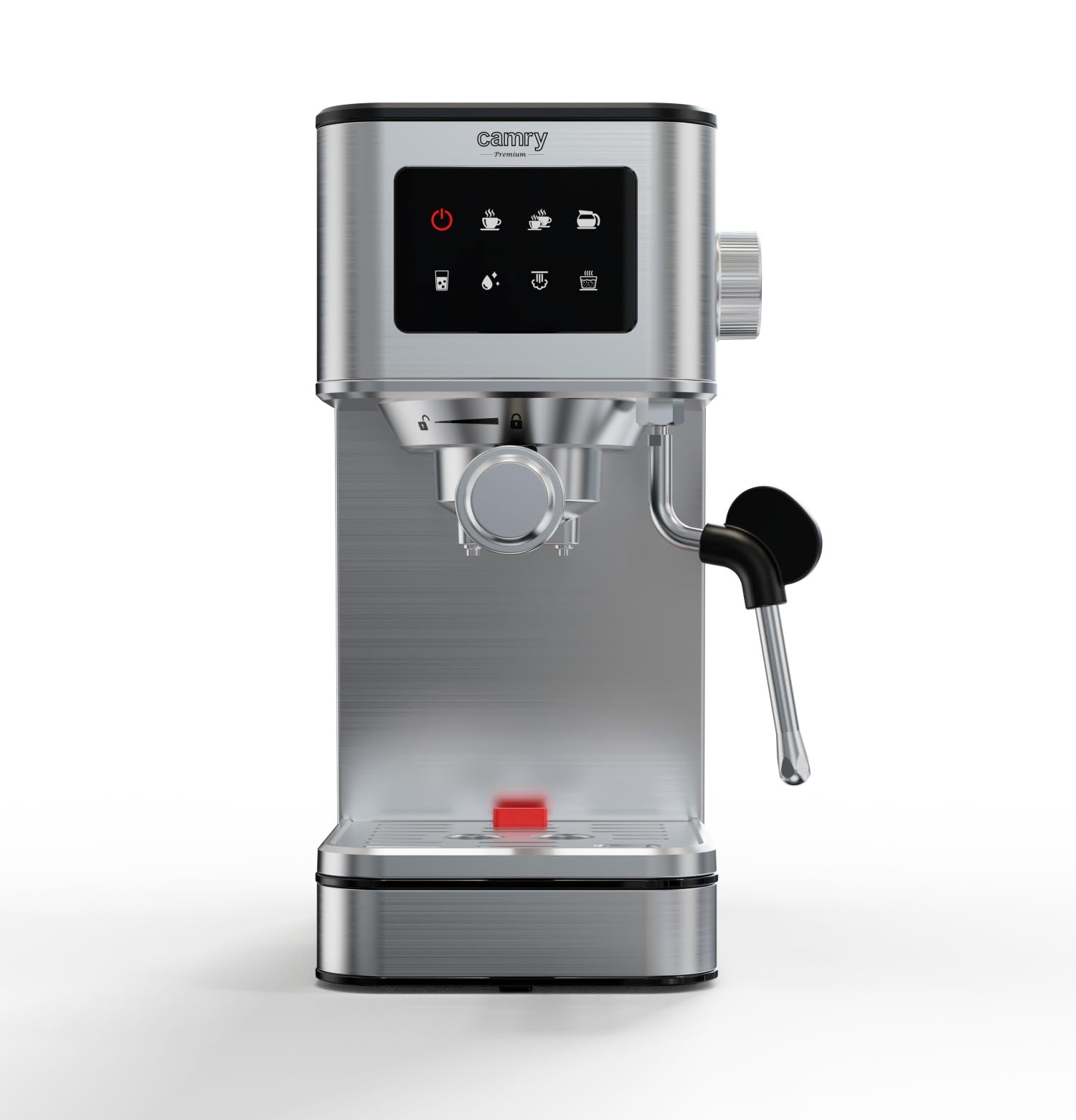 CAMRY CR 4389 Espressomaschine 7-in-1 – Milchaufschäumer, 1,7-l-Wassertank