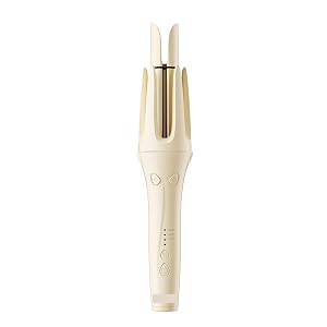 Generic Compatible for 32mm Automatic Hair Curler Intelligent Curling Iron with Negative Ceramic Coating for Effortless Curls Beige
