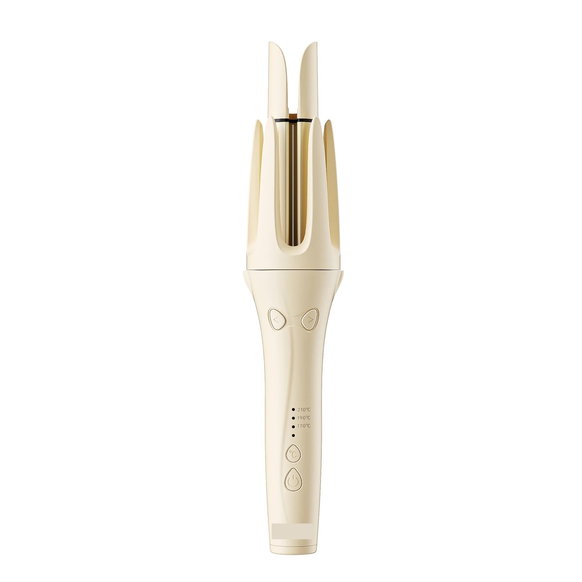 Generic Compatible for 32mm Automatic Hair Curler Intelligent Curling Iron with Negative Ceramic Coating for Effortless Curls Beige