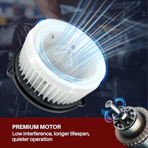Image of 700192 AC Heater Blower Motor Fan Assembly Fit for Acura rl 2005-2012, for Honda Odyssey 2005-2010, Ridgeline 2006-2007 79310SHJA01, 79310SJAA02, 79310SJCA02