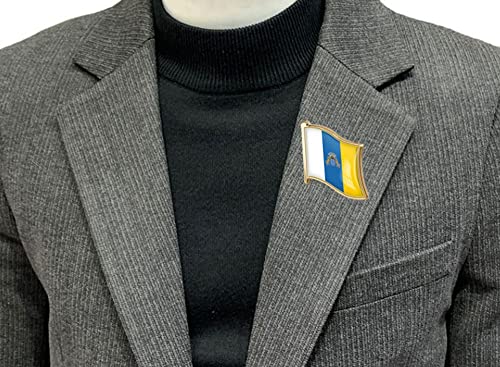 Image of vmcoatdu Country Flag Pin Badge International Travel Brooch Metal Alloy Souvenir Pin for Hat Clothes Backpack