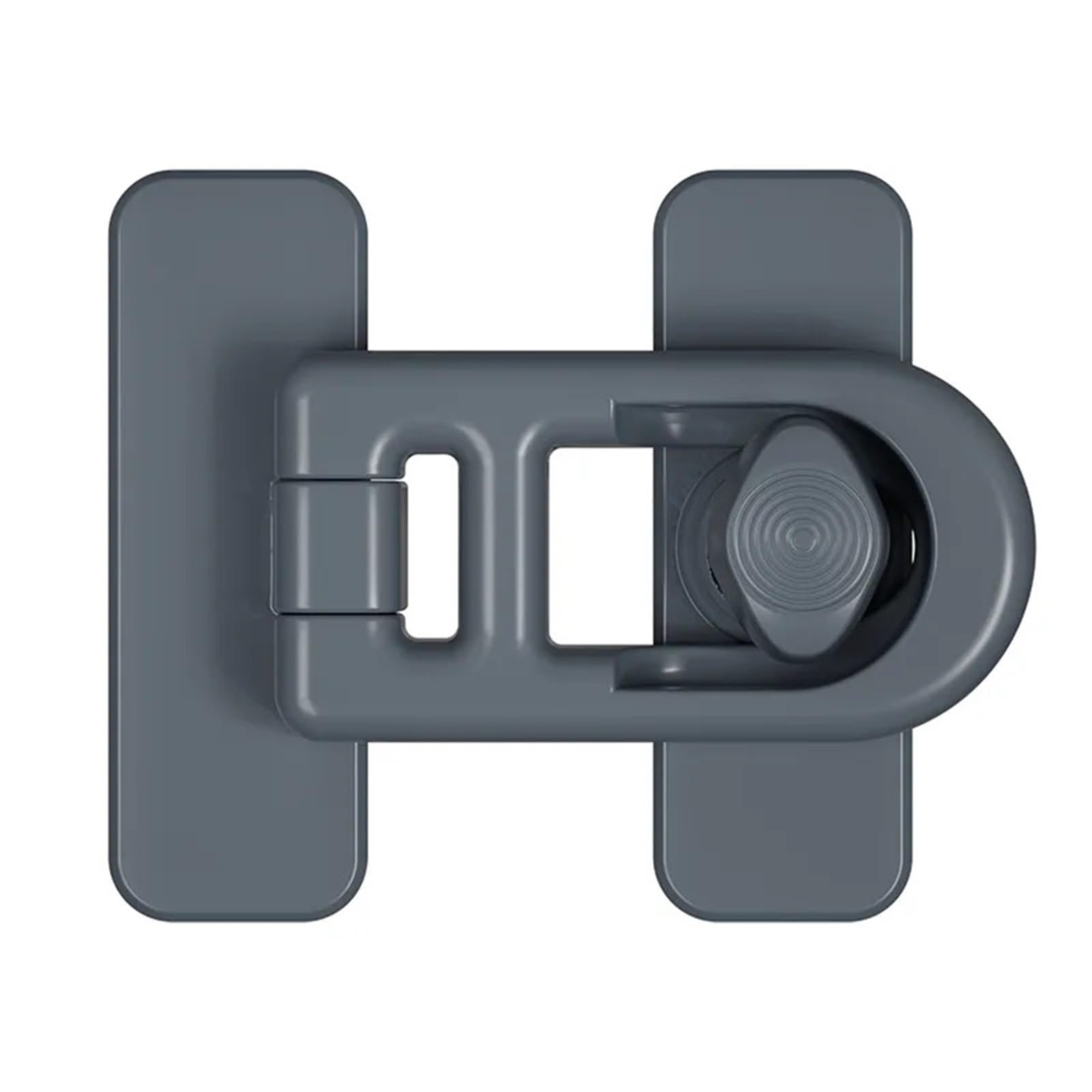 Sxolcoufoh Grey Handle Cabinet Door Refrigerator Lock Buckle 1Pcs(Grey)