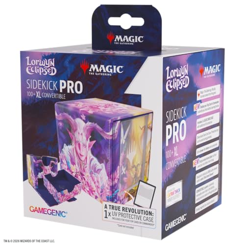 Sidekick Pro 100+ XL Gamegenic, boîte de deck haut de gamme pour cartes Magic Lorwyn
