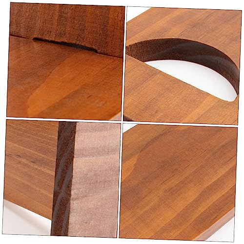Soporte de madera para botellas de vino rojo miniatura 2