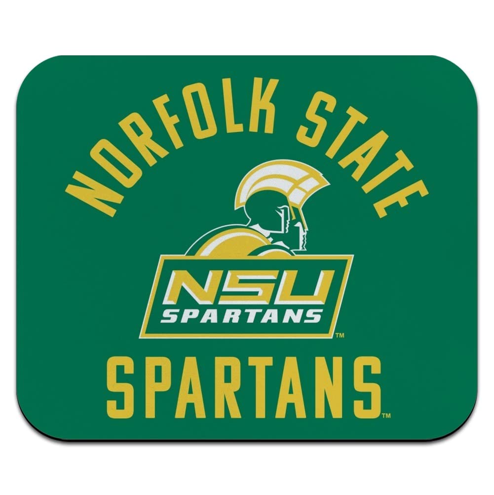 Norfolk State University Spartans Logo Low Profile Thin Mouse Pad Mousepad