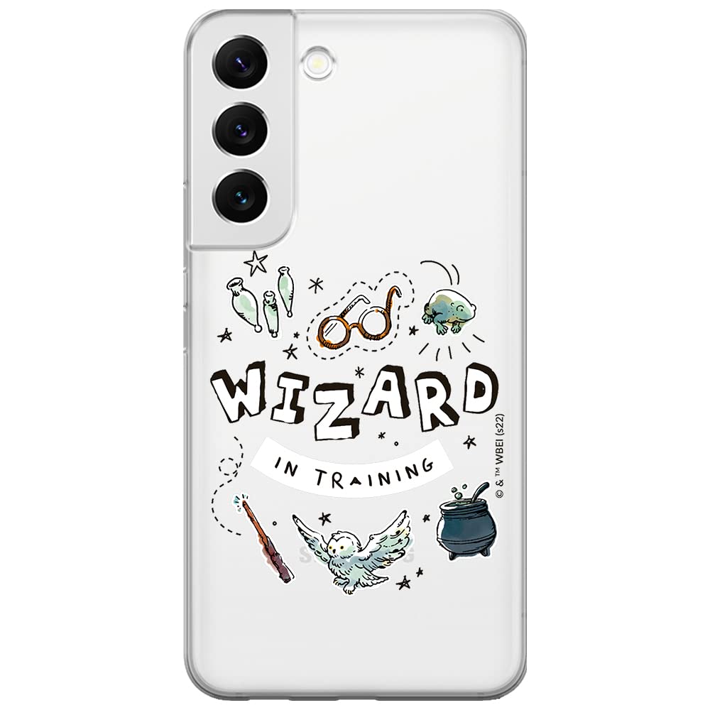 ERT GROUP mobile phone case for Samsung S22 original and officially Licensed Harry Potter pattern 242 optimally adapted to the shape of the mobile phone, partially transparent