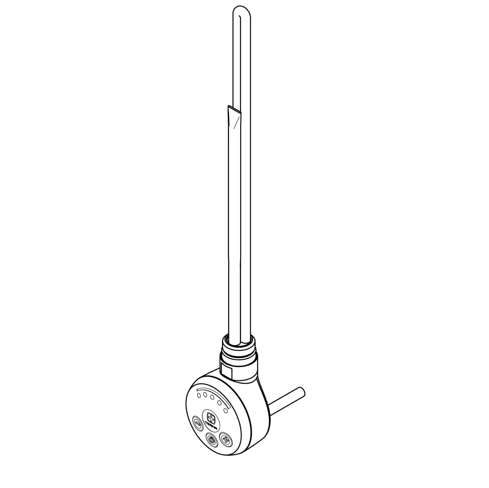 Termostato Electrico/Elemento Termostatico 300W Blanco Para Radiador Toallero Electrico