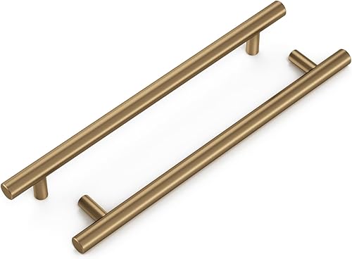 Miniatura 7 de Goldenwarm - Manijas para cajones, tiradores de gabinete de latón cepillado acrílico, tiradores para aparador, manijas de cocina, tiradores para