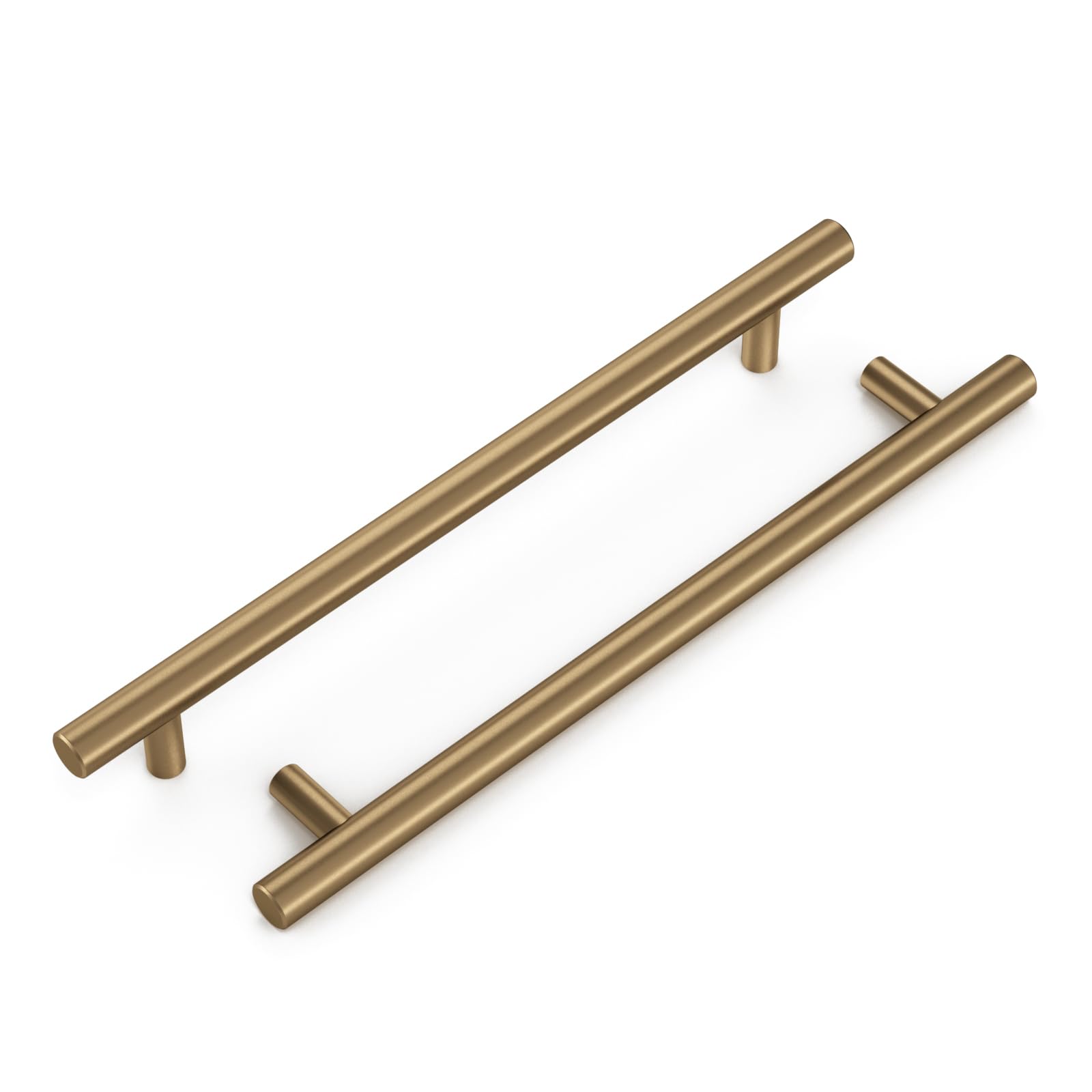 Haliwu 10 Pack Gold Cabinet Handles, Champagne Bronze Cabinet Pulls Brushed Gold Cabinet Pulls, Antique Brass Cabinet Pulls 7-1/2 inch(192mm) Kitchen Cabinet Handles Drawer Pulls