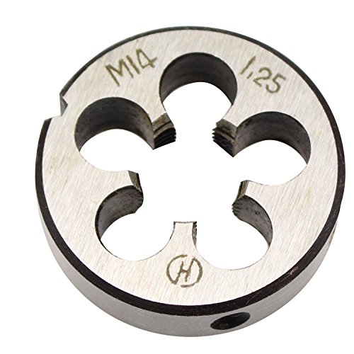 14mm X 1.25 Metric Right Hand Round Die, Machine Thread Die M14 X 1.25mm Pitch