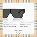 BURBERRY BE4291 Rectangle Shape Nylon Sunglasses with Luxury Eyewear Kit
