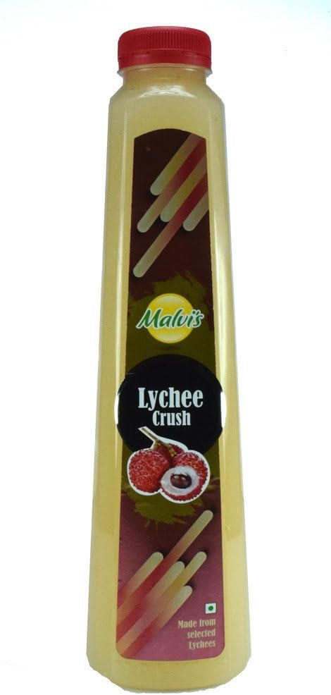 Malvis Fresh Lychees Syrup, 1000 ml