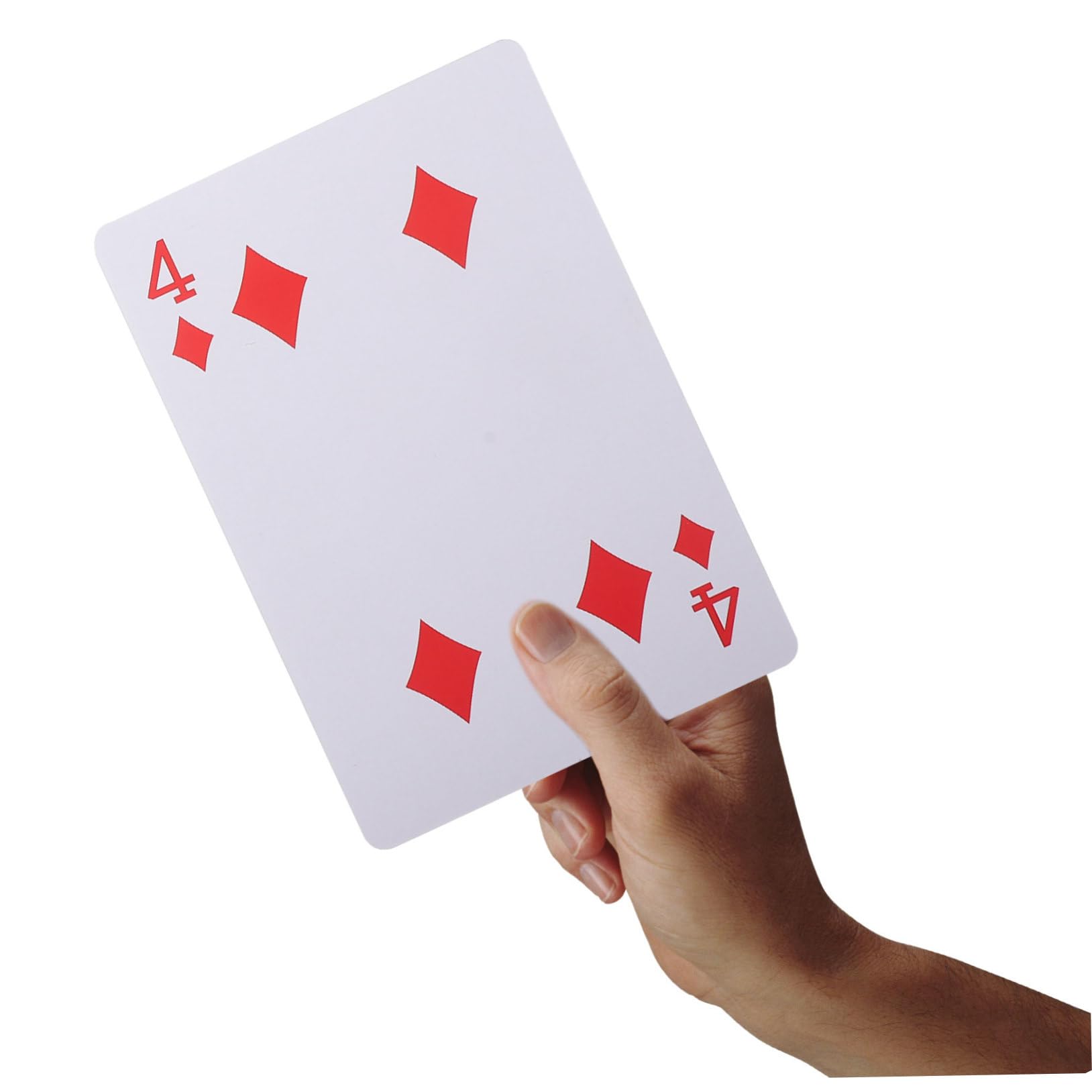 Yardwe Carte da Poker Grandi a Caratteri Grandi, Set Bianco | Carta Patinata, Finitura Liscia, Formato Portatile, per Casa e Esterni, per Adulti