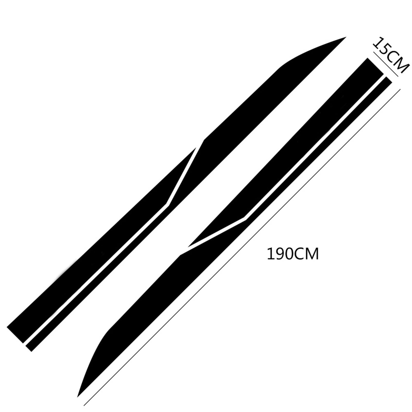 Akcesoria zewnętrzne samochodu Naklejki Wystrój 2 szt. Ciężarówka Folia winylowa Naklejki boczne na drzwi samochodu Auto DIY Kalkomania Sport Stylizacja Samochodowe Tuning samochodów Dekoracyjne