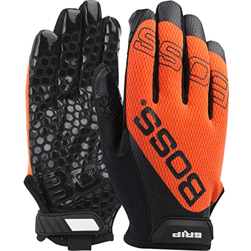 Boss Men's High Visibility Safety Work Gloves