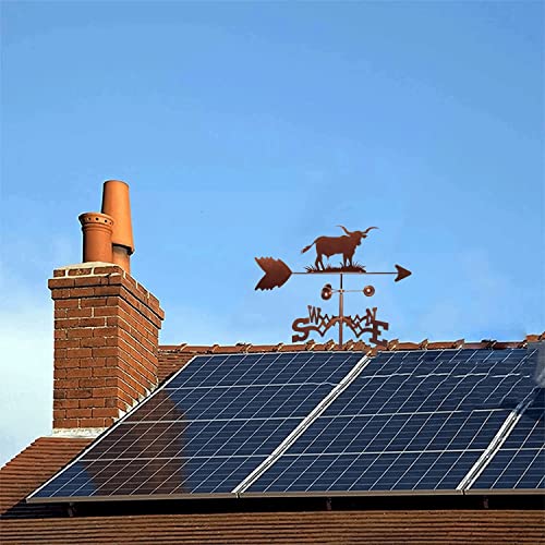 Haikangshop Duck Weathervane Metal Animal Weathervane, Stainless Steel Wind Indicator For Garden Roof Farm Barn Outdoor Decoration And Gift (Size : E) #TOP6