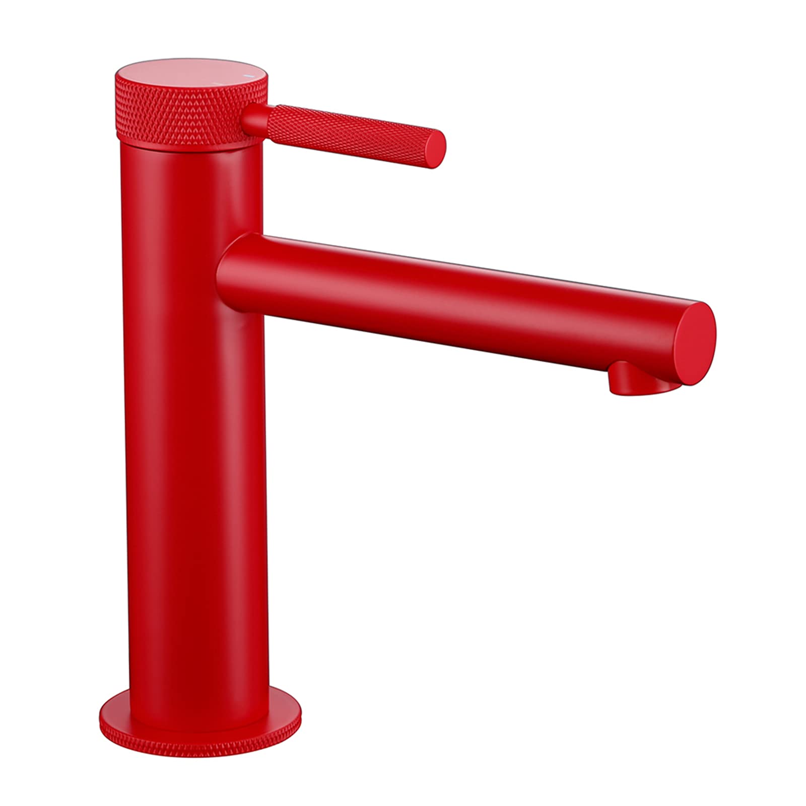 Mitigeur de lavabo monotrou en laiton avec mousseur intégré pour salle de bain