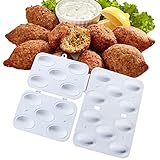 YINRONG Meatball Mold，Kibbeh Meatloaf Maker Press Manual Tool Durable DIY Plastic Homemade...