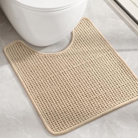 Color&Geometry U-Shaped Toilet Rug Cover
